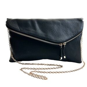 Urban Expressions Crossbody  Bag w/ Black & White Striped Lining